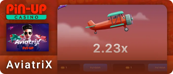 PinUp onlayn kazinosida AviatriX o'ynang