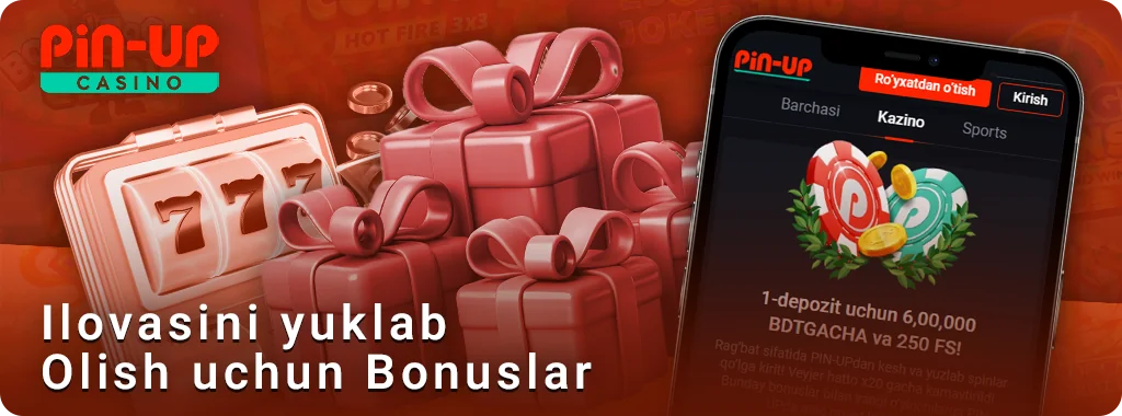 PIN Up ilovasida o'zbekistonlik futbolchilar uchun bonuslar