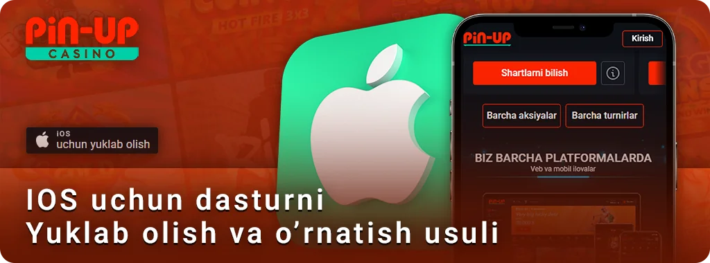 PIN up o'yinchilari uchun iOS ilovasi