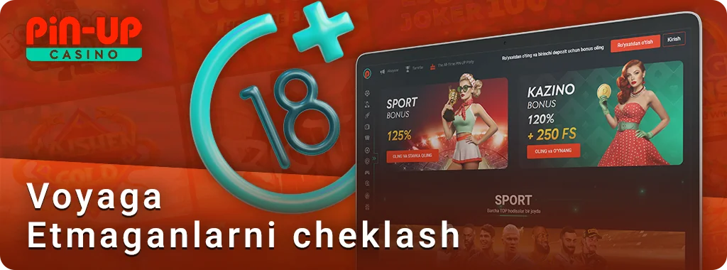 Faqat kattalar uchun PIN Up kazino o'yini