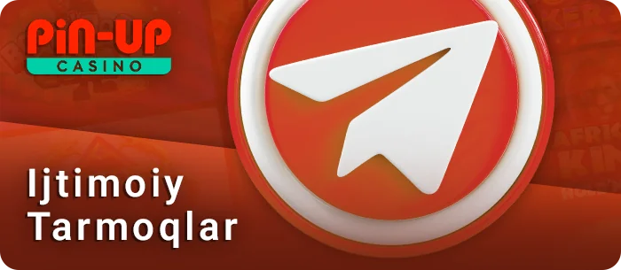 Qo'llab-quvvatlash agentlari bilan aloqa qilish uchun Telegram bot PIN up O'zbekiston