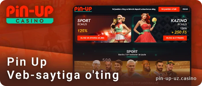 PIN Up onlayn kazino saytini oching